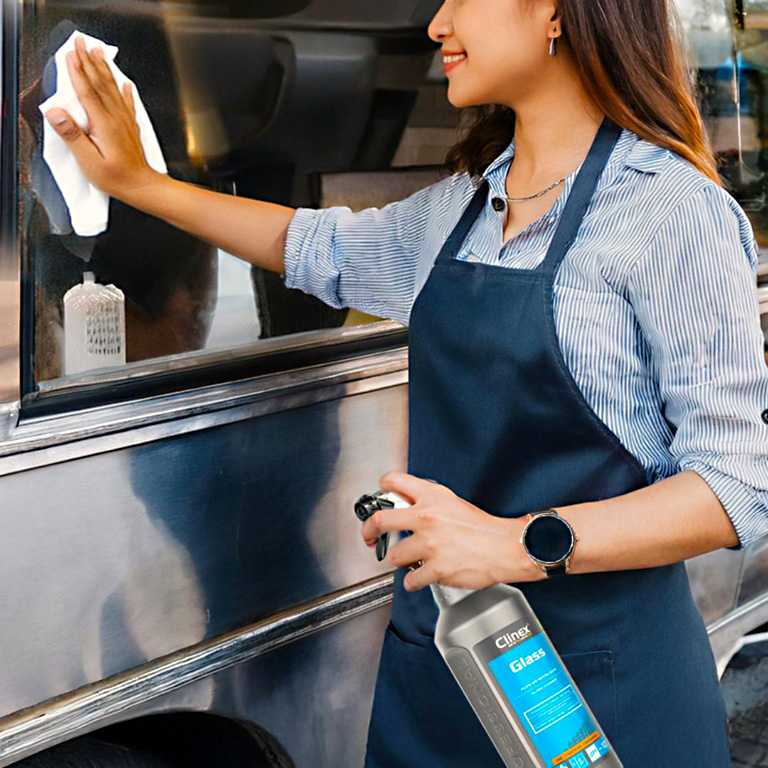 horeca foodtruck Clinex Glass