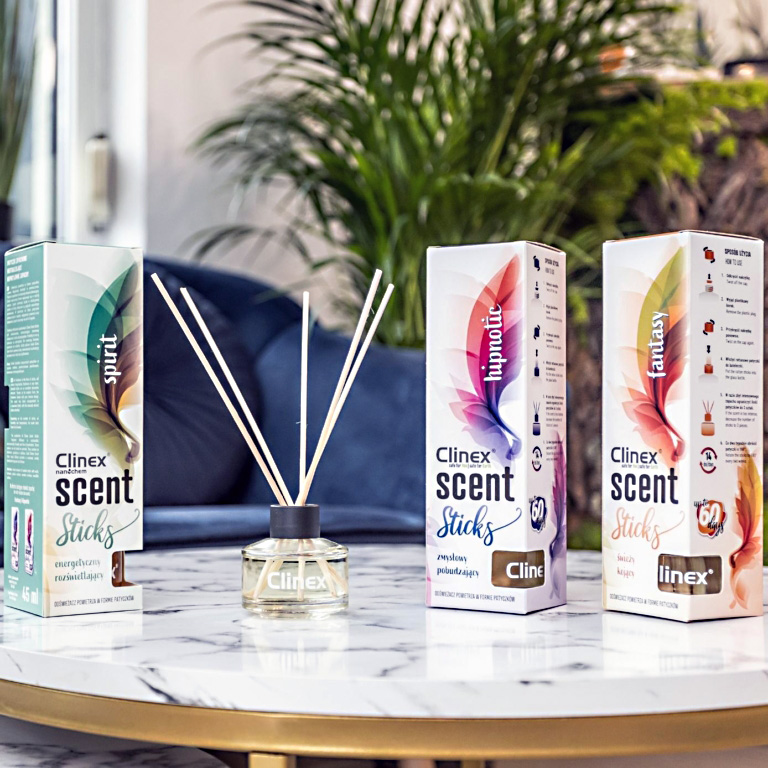 horeca hotel pokoj Clinex Scent Sticks